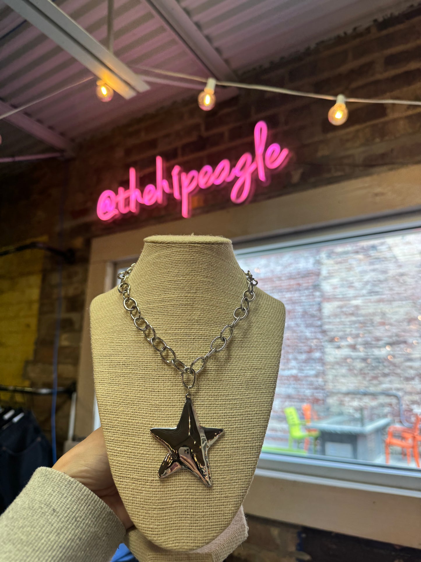SHINE ON NECKLACE X SILVER