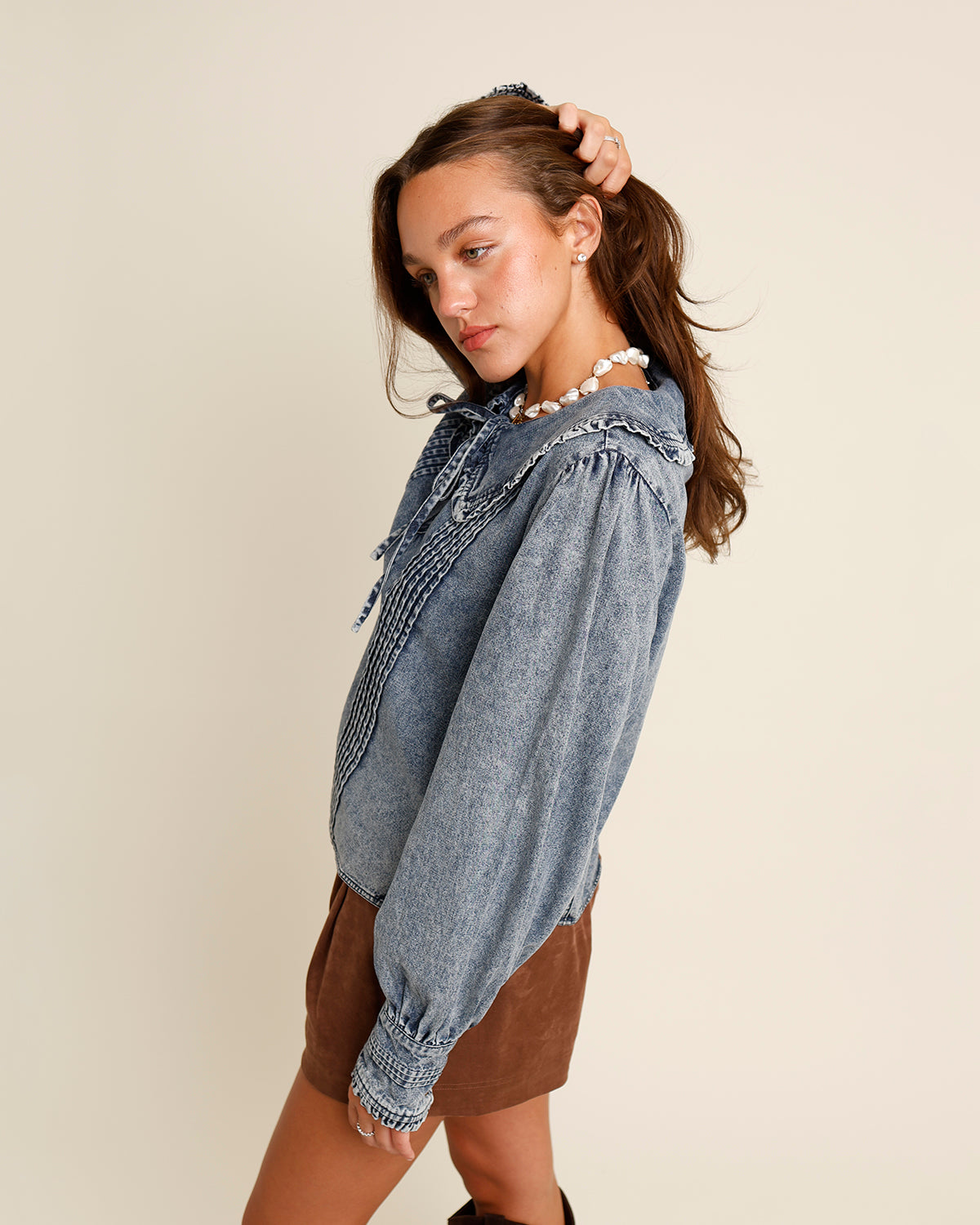 CORDELIA SUEDE SHORTS