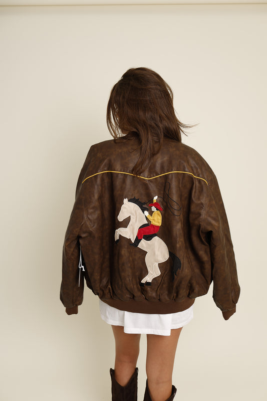 SADDLE UP BOMBER JACKET
