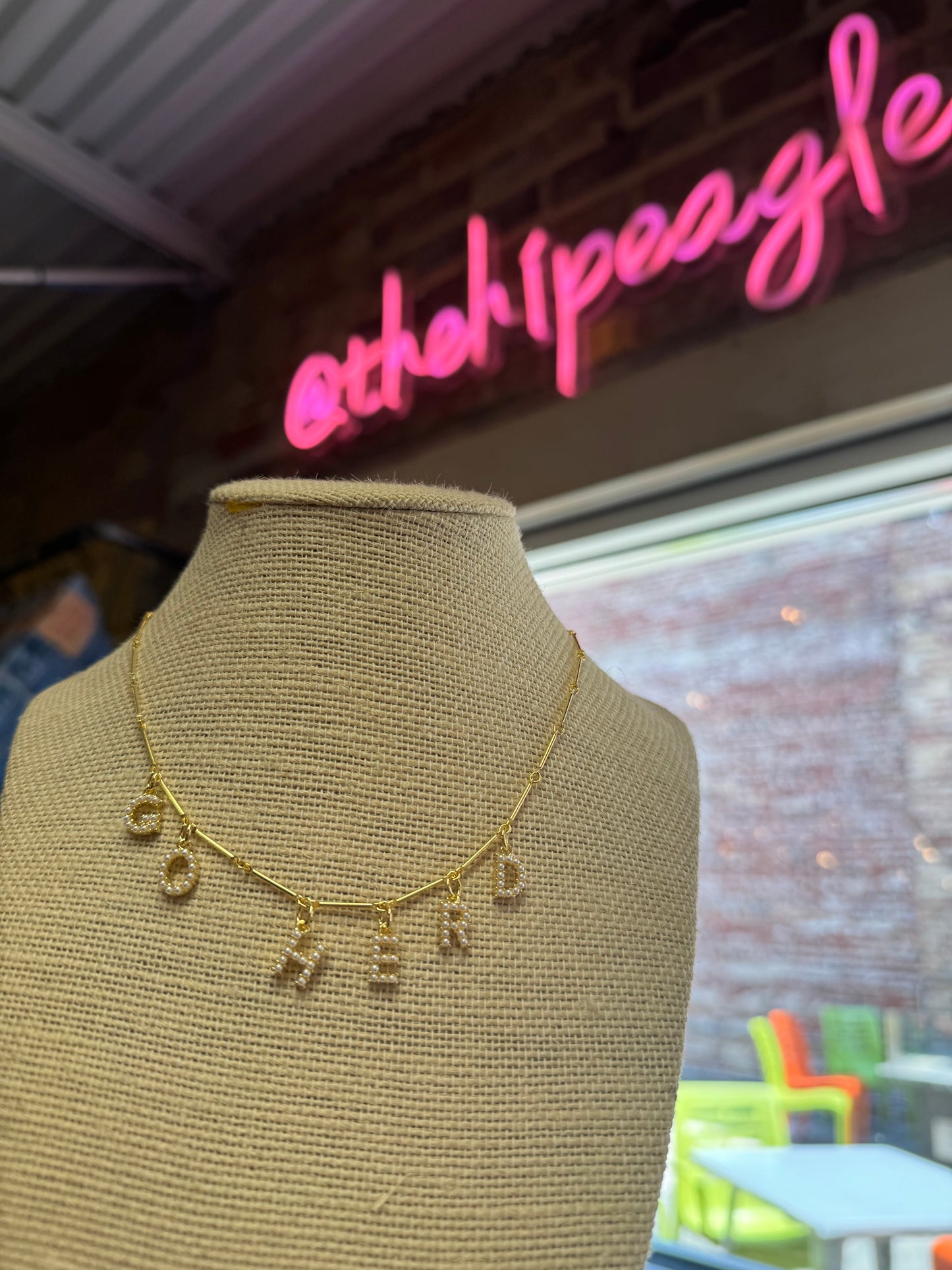 GO HERD NECKLACE X PEARL