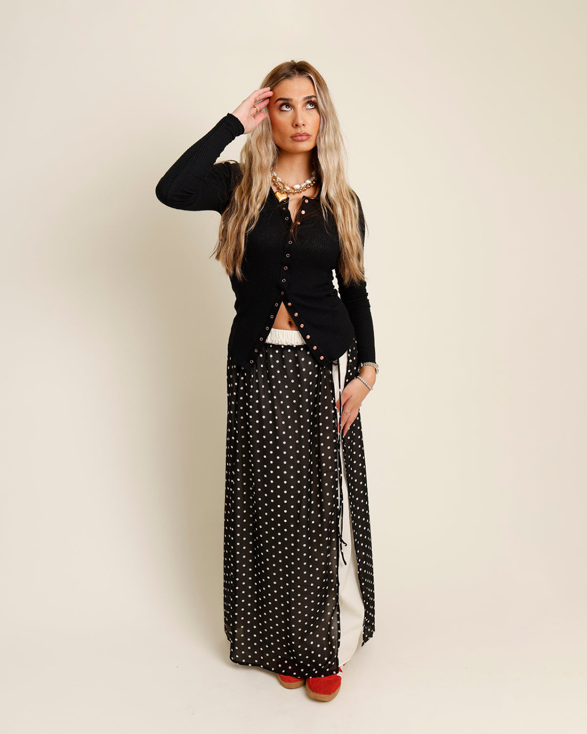 FREE PEOPLE GOING PLACES CARDI X BLACK