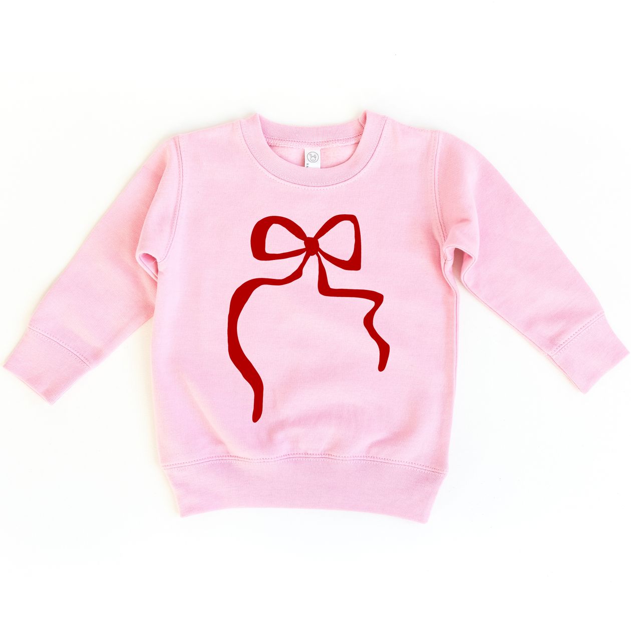 TIED IN A BOW CREWNECK