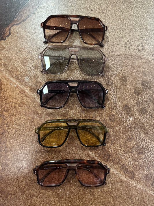 bold angular lightweight sunglasses women