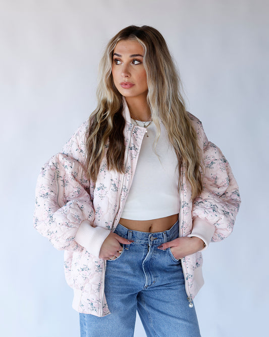 LOVE SHACK BABY BOMBER X PINK