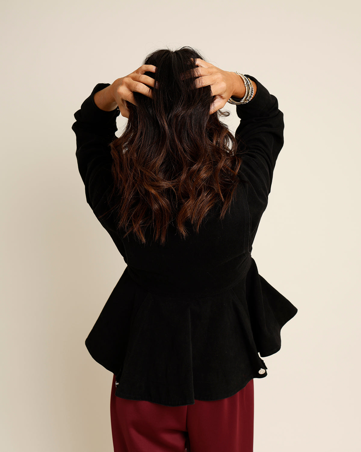 LINE & DOT ETON PEPLUM JACKET