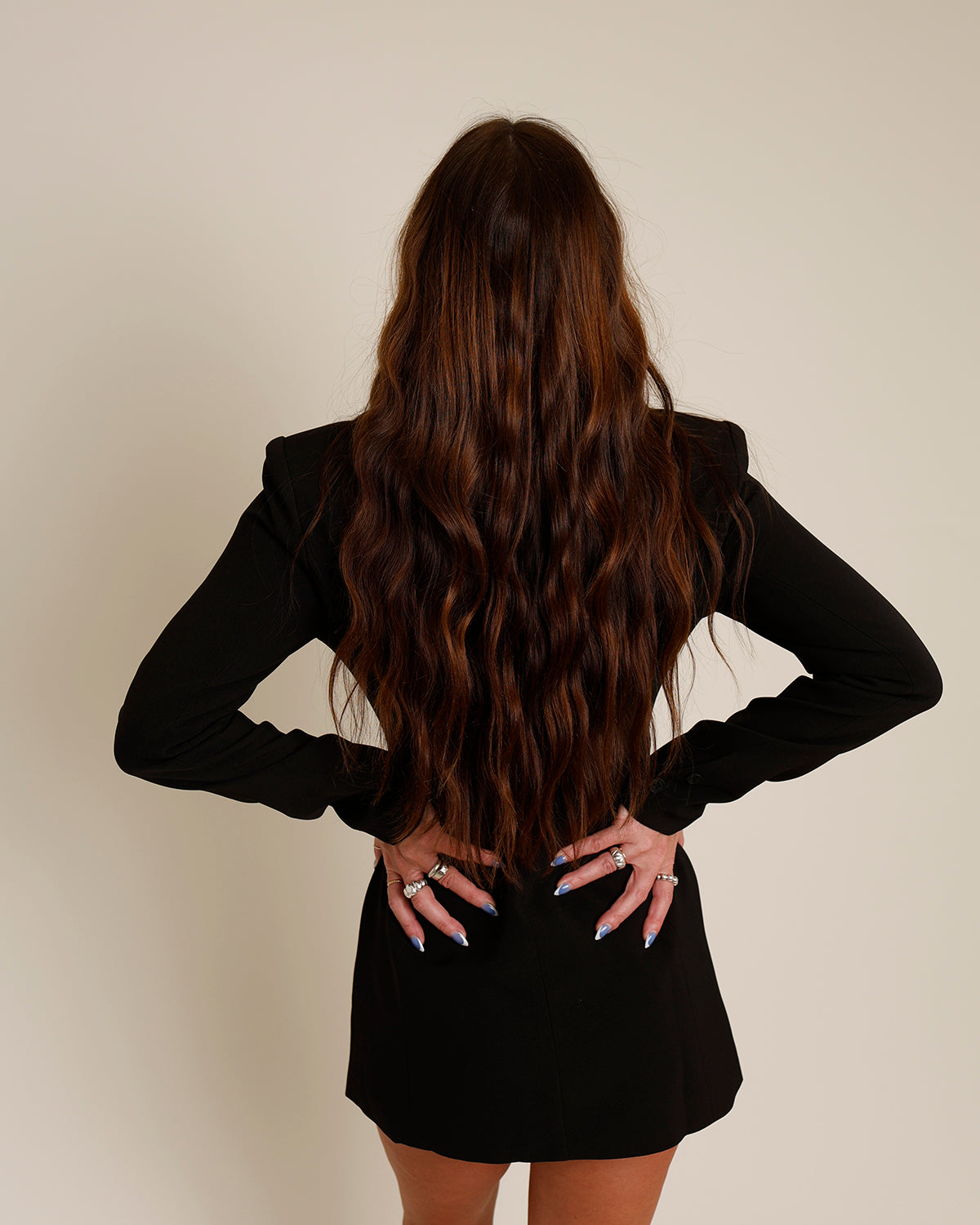 LIONESS CHERI BLAZER MINI DRESS X BLACK