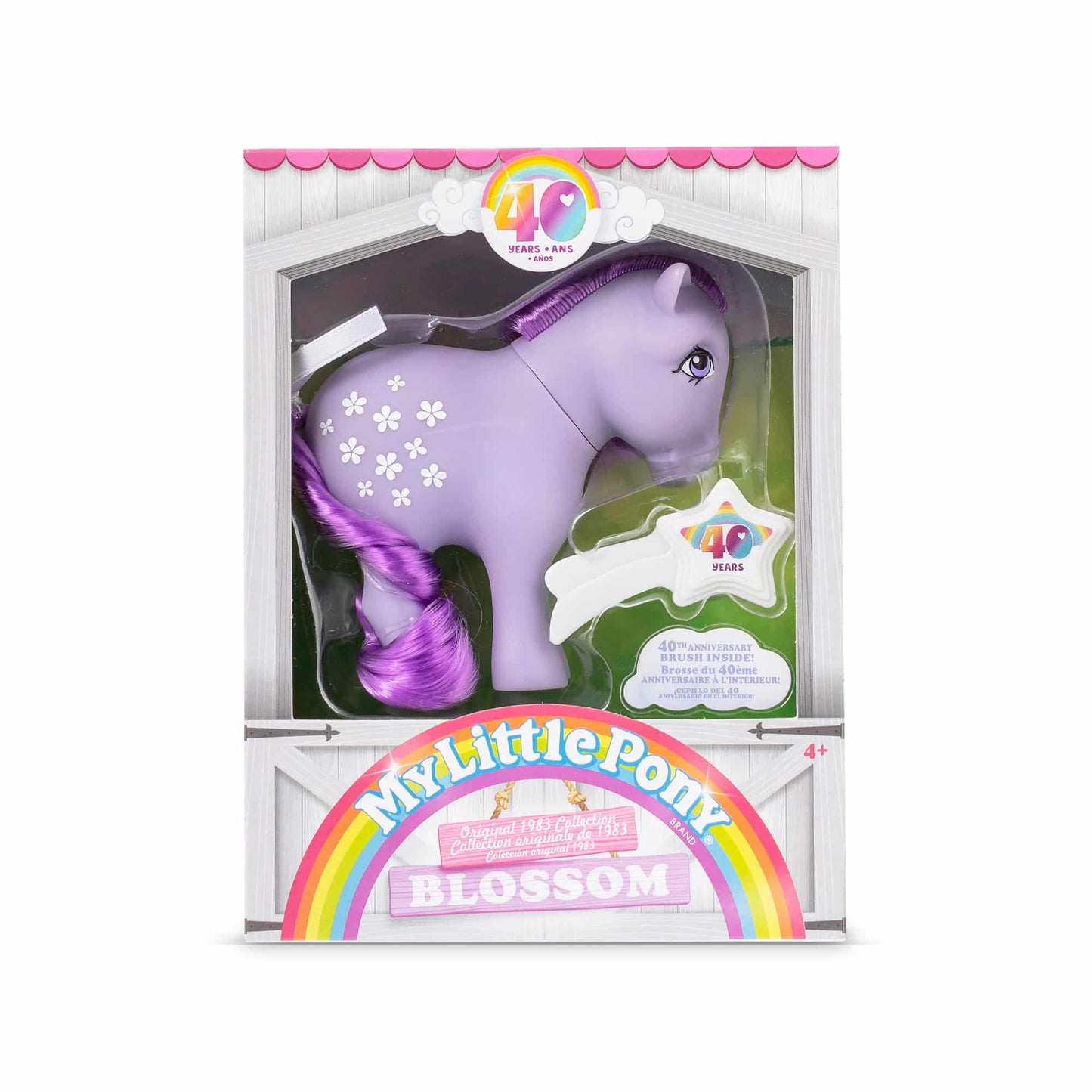 MY LITTLE PONY CLASSIC 4" COLLECTIBLE 40TH ANNIVERSARY PONIES