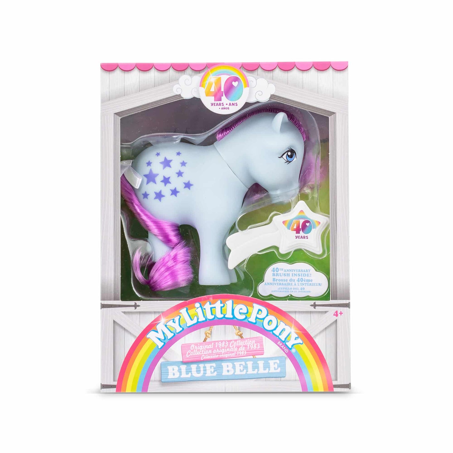 MY LITTLE PONY CLASSIC 4" COLLECTIBLE 40TH ANNIVERSARY PONIES
