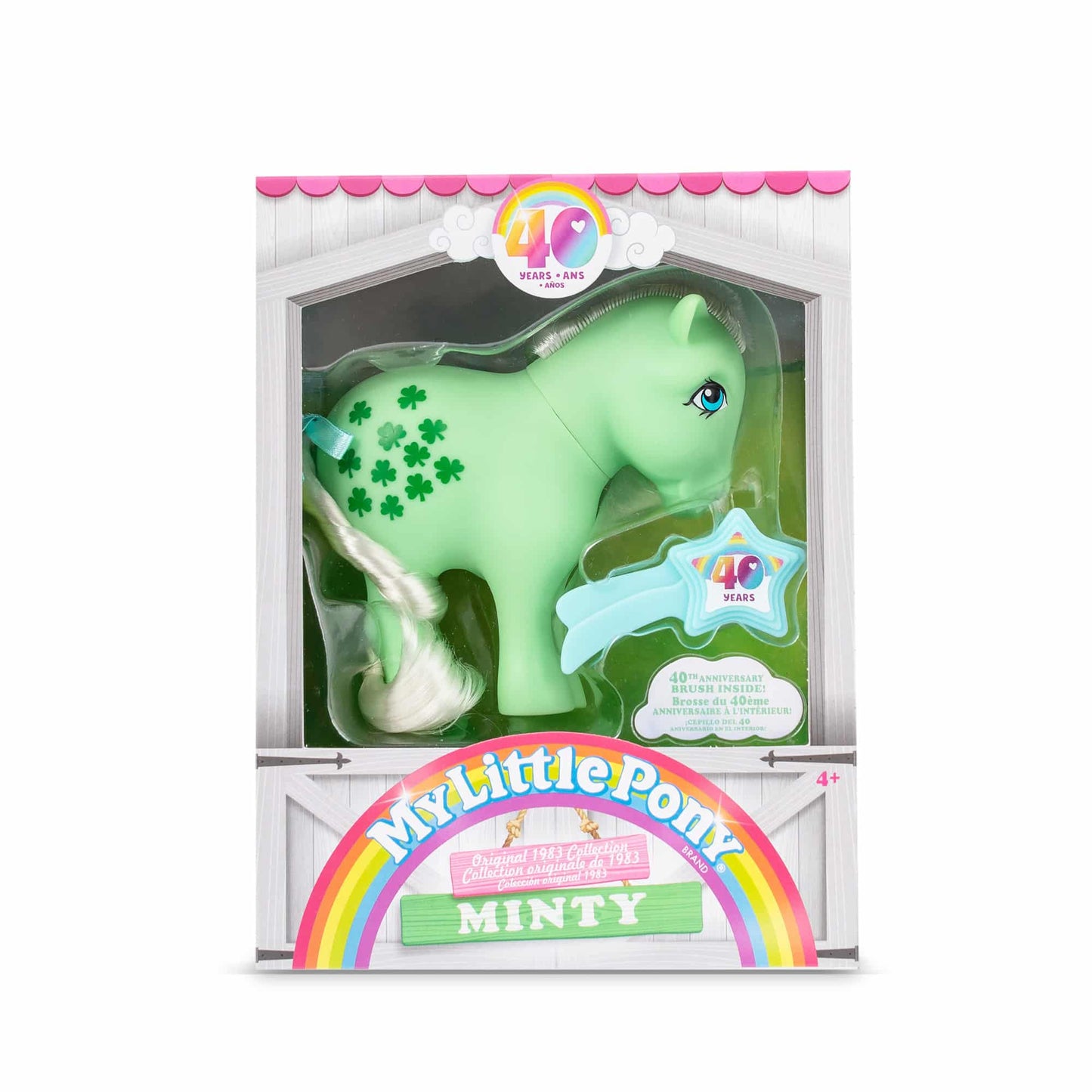 MY LITTLE PONY CLASSIC 4" COLLECTIBLE 40TH ANNIVERSARY PONIES
