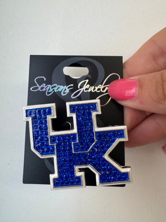 KENTUCKY CRYSTAL LOGO PIN