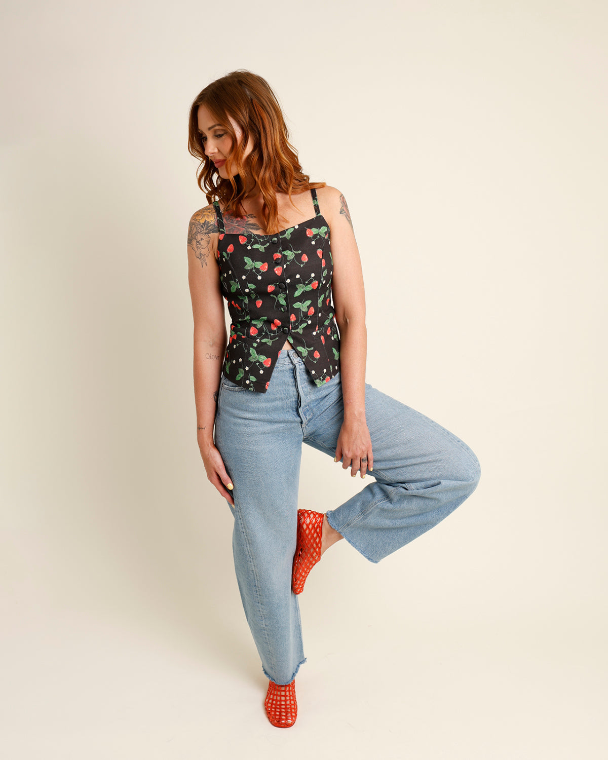 BERRY BLOOM STRAWBERRY TOP