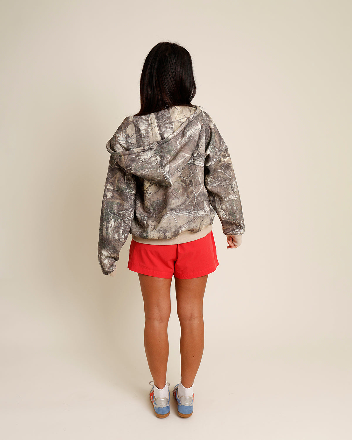 ON THE HUNT CAMO ZIP-UP HOODIE