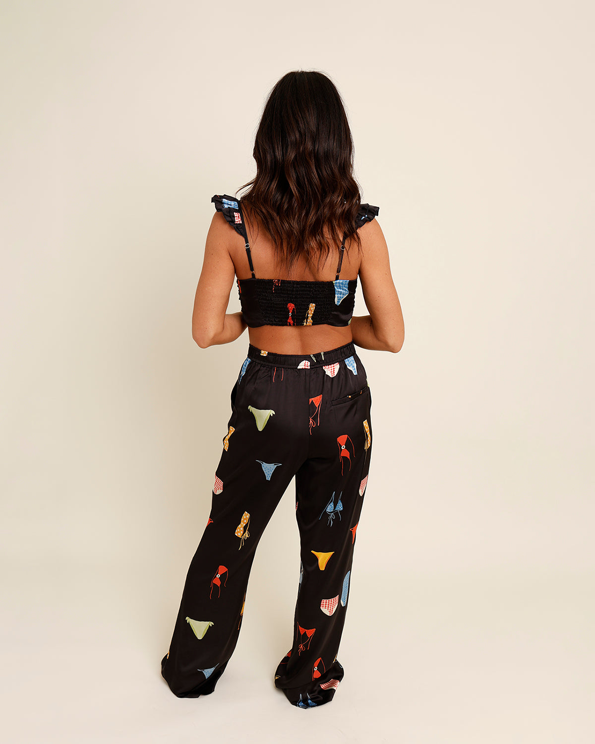 BEACH MODE WIDE LEG PANTS