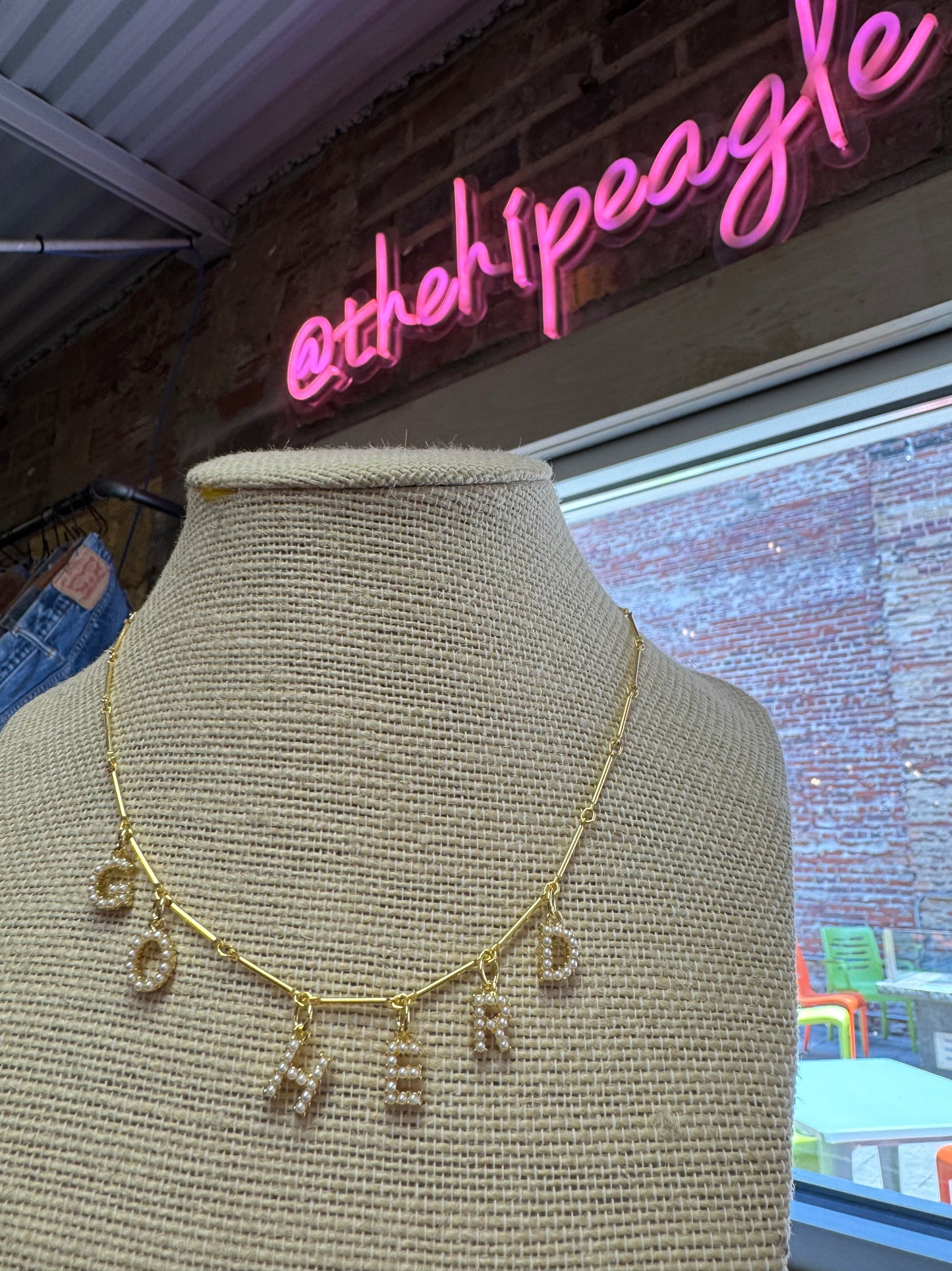 GO HERD NECKLACE X PEARL
