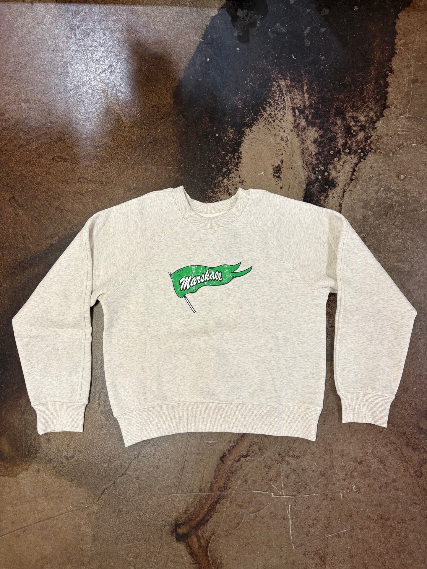 OLD MAIN RAGLAN CREWNECK