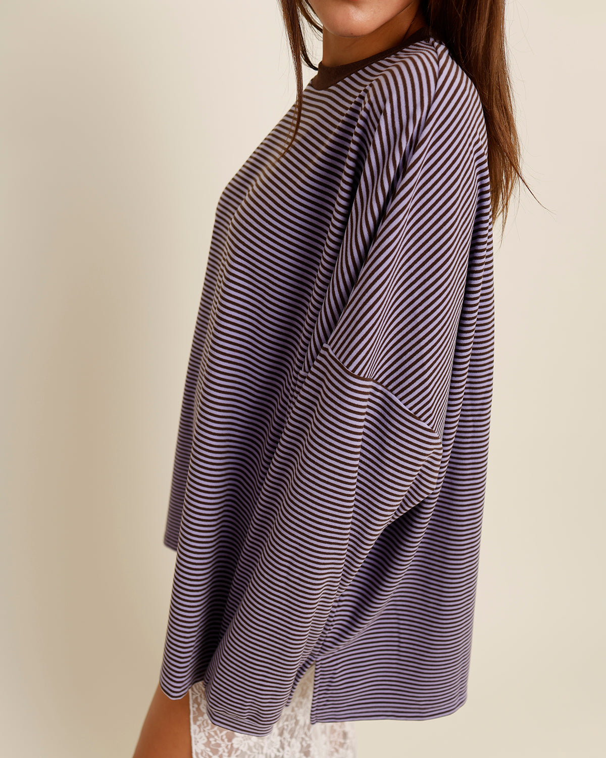 ALWAYS PULLING FOR IT LONG SLEEVE TEE X PURPLE