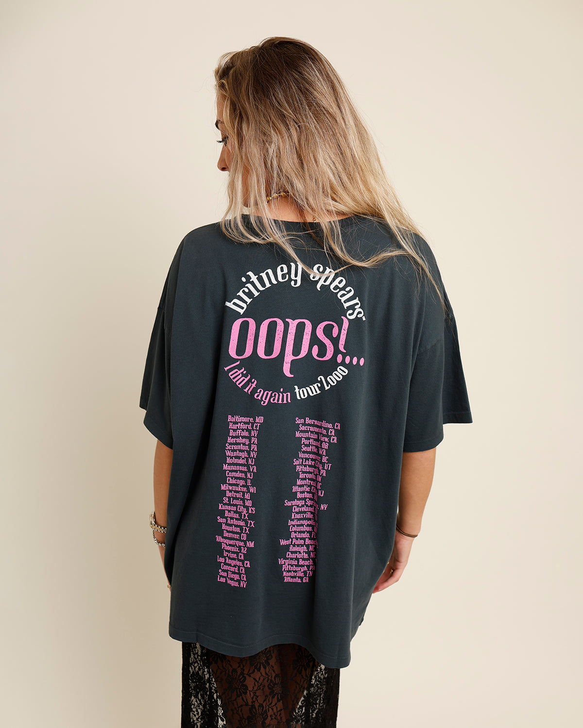 DAYDREAMER BRITNEY SPEARS OOPS I DID IT AGAIN MERCH TEE