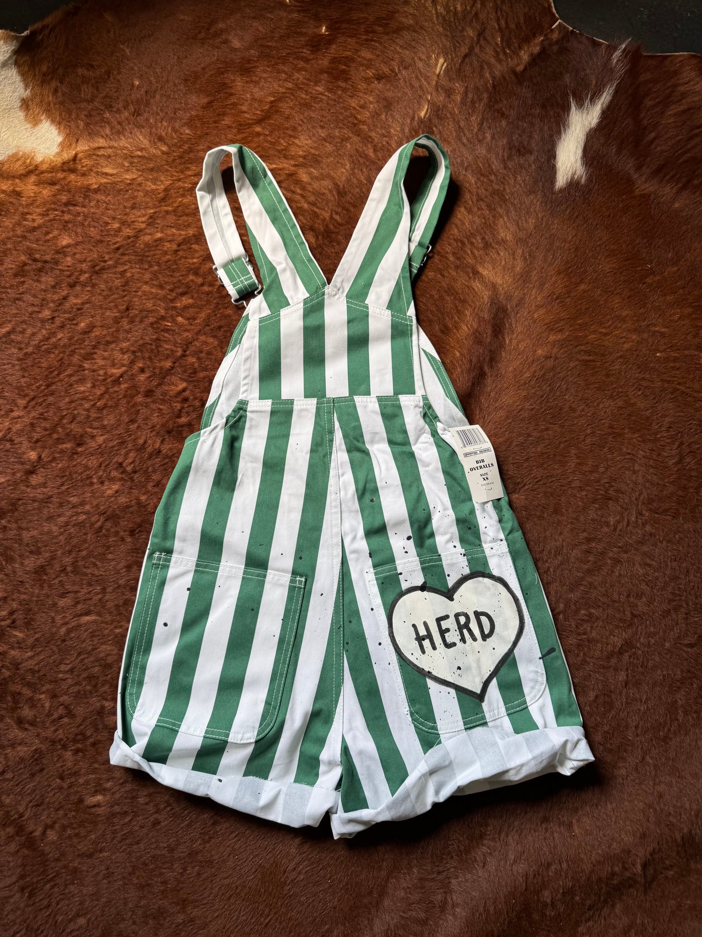 TOO CUTE TO TACKLE HERD SHORTALLS