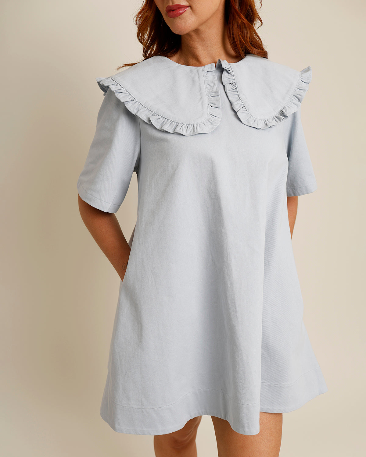 DARLING MINI DRESS X BLUE