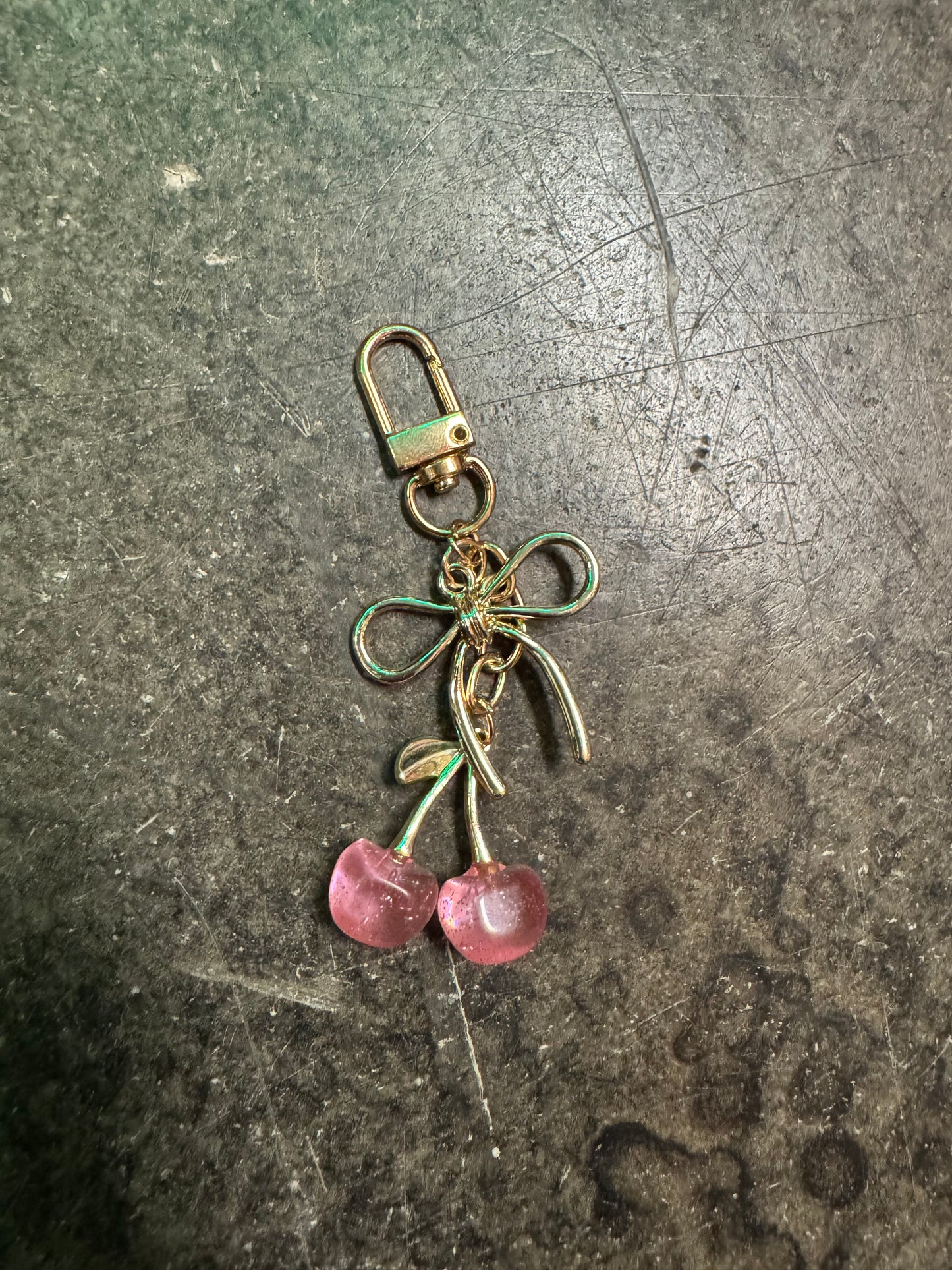 SIMPLY PINK BAG CHARM