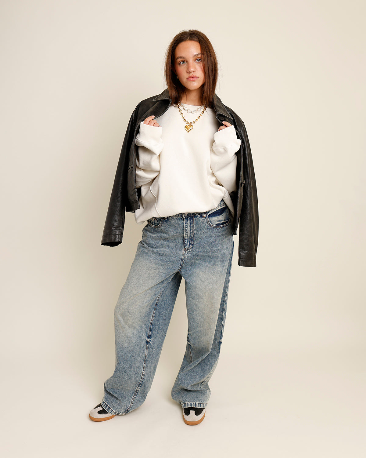 FREE PEOPLE HERA VEGAN LEATHER JACKET