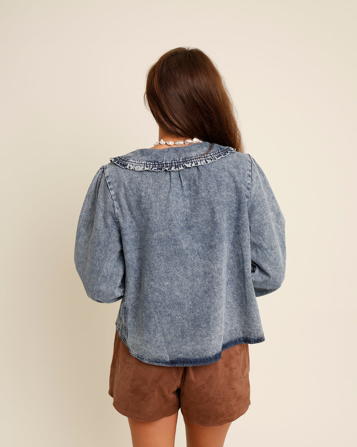 ELODIE DENIM SHIRT