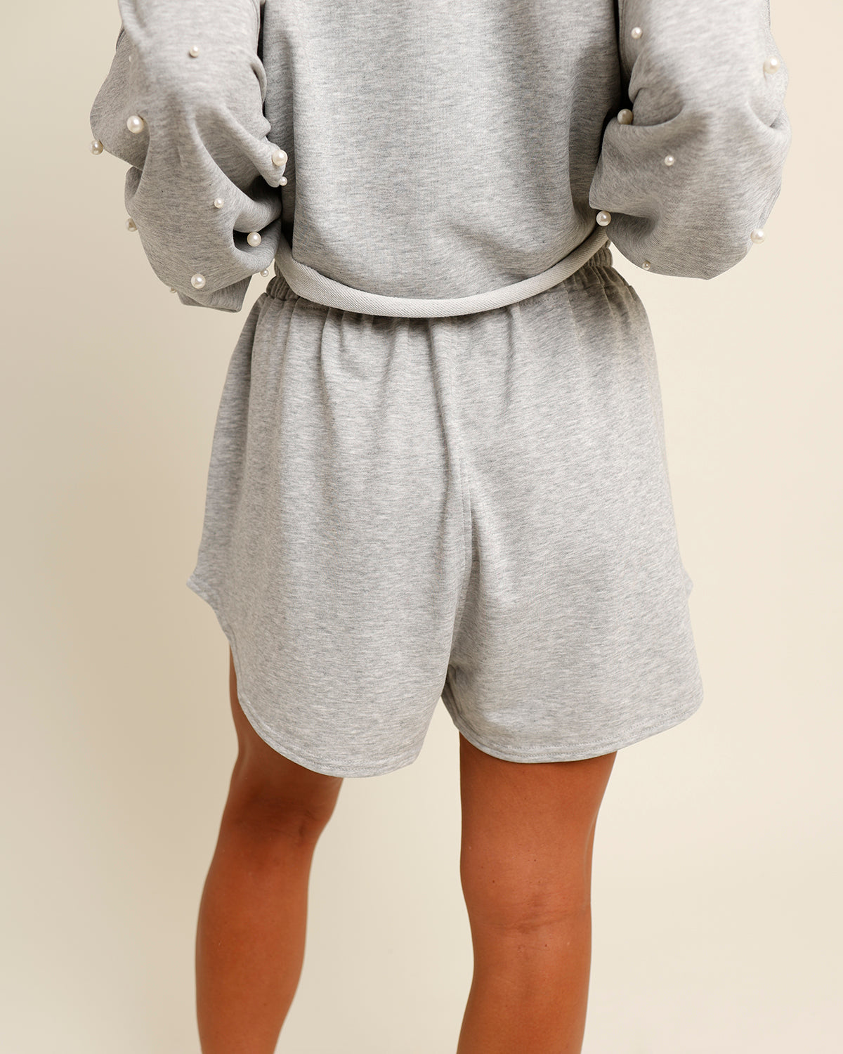 THE WORLD IS YOUR OYSTER PEARL EMBELLISHED SKORT