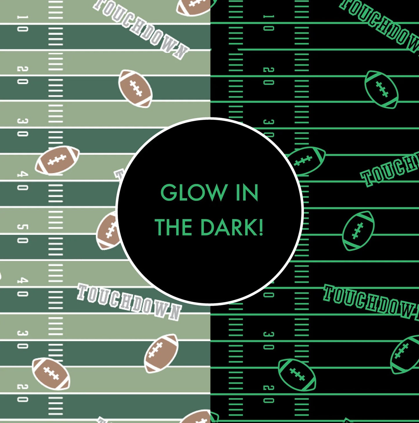 BANDANA BIBS X FOOTBALL FIELD - GLOW IN THE DARK