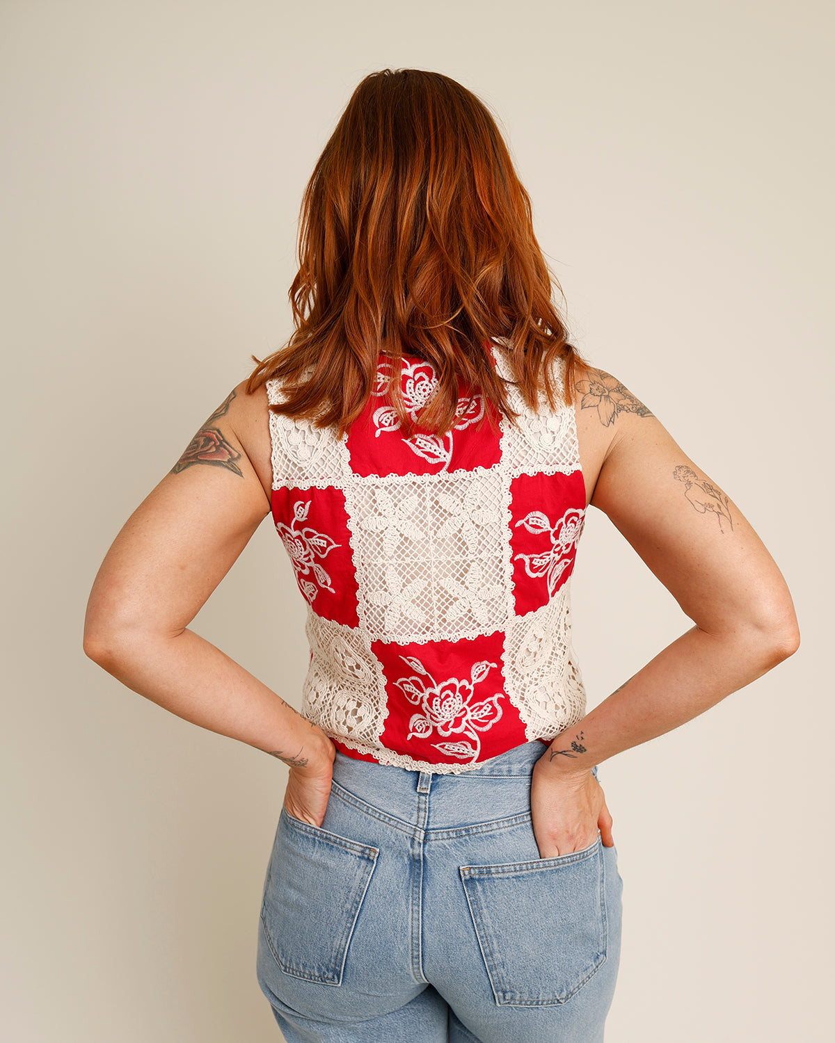 BLUSH HOUR TIE FRONT TOP