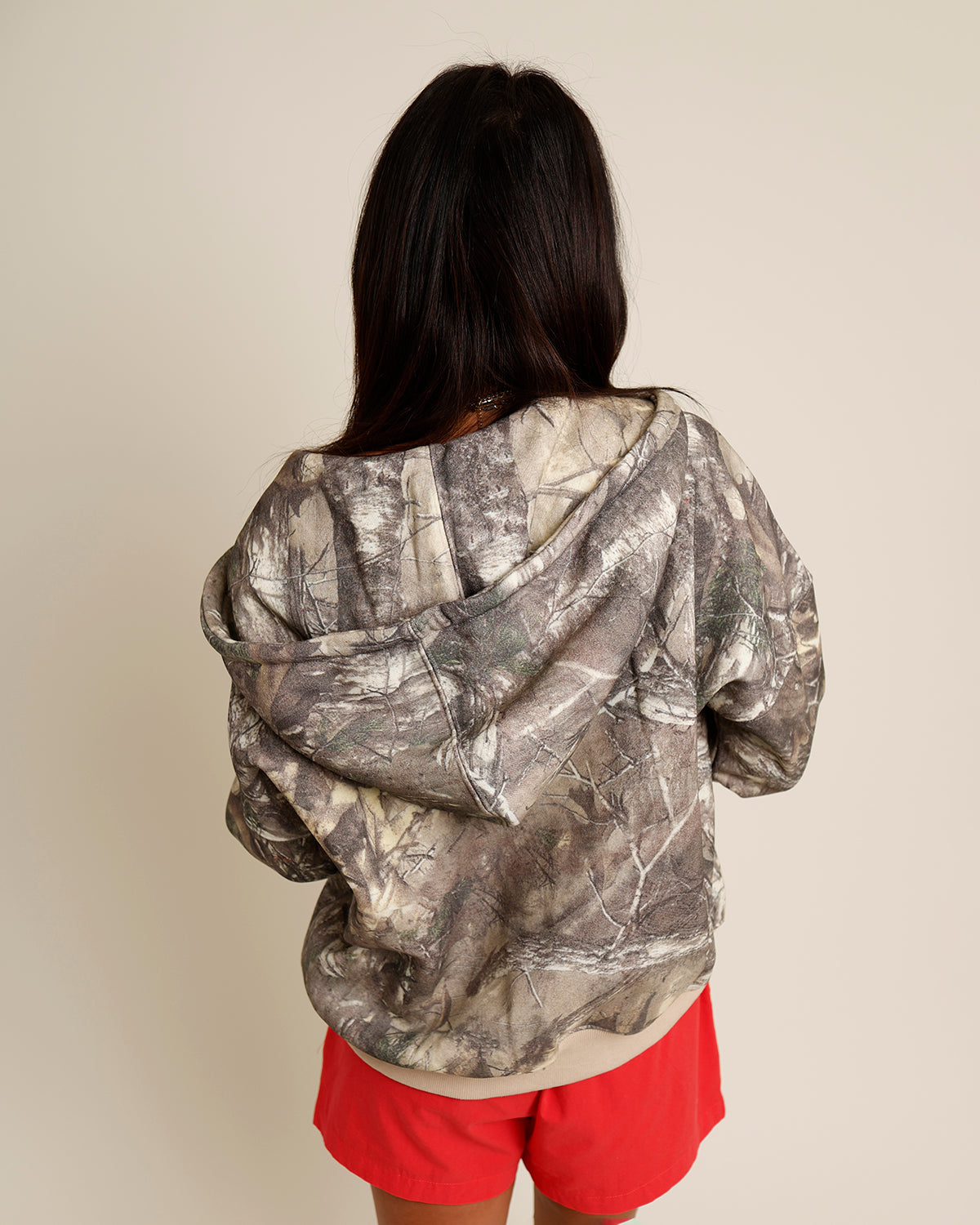 ON THE HUNT CAMO ZIP-UP HOODIE