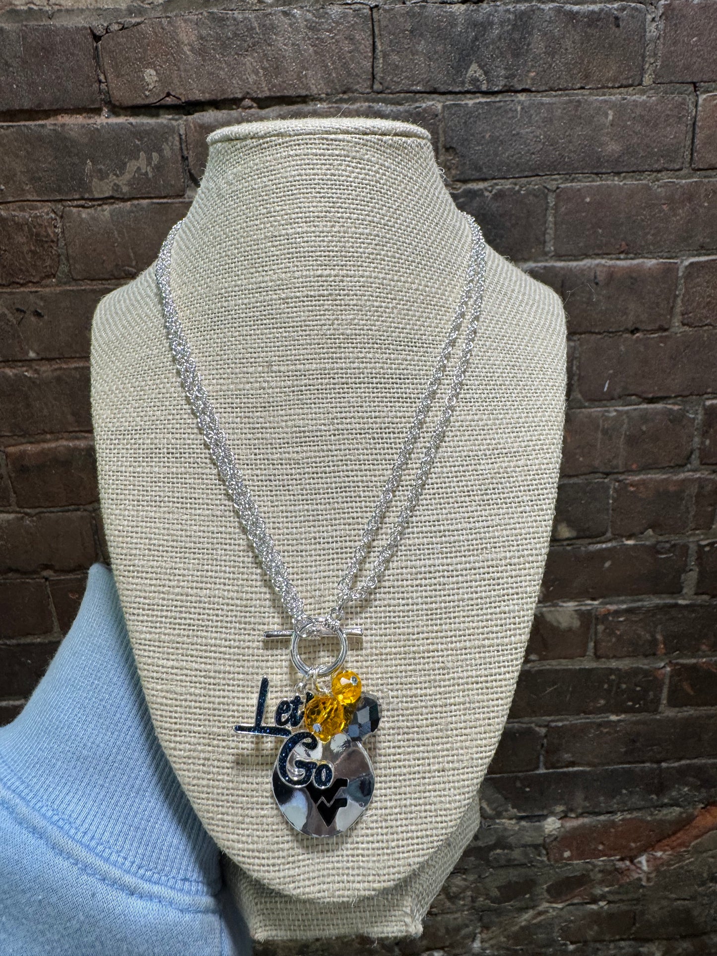 WEST VIRGINIA CONVERTIBLE CLUSTER NECKLACE