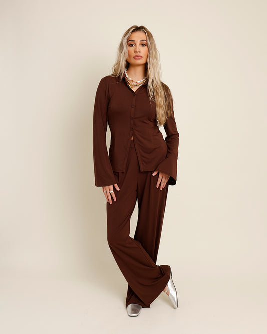 ESPRESSO WIDE LEG PANT