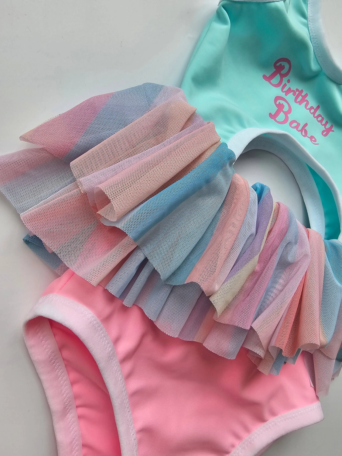 BIRTHDAY BABE ONE PIECE SWIMSUIT