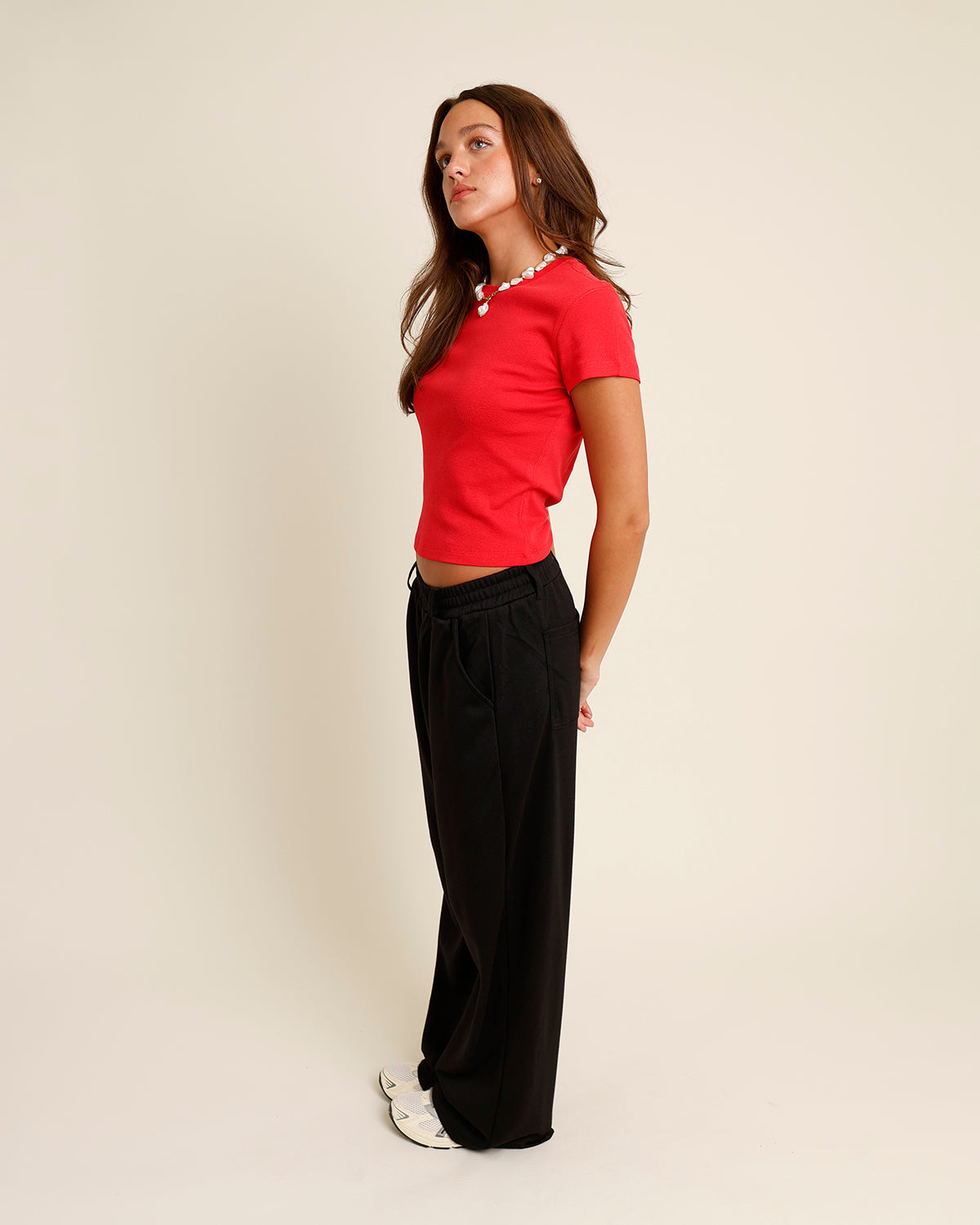 NECESSITY BABY TEE X RED
