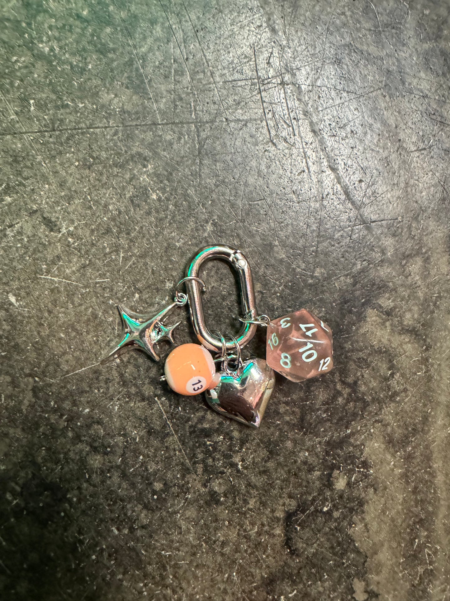 COSMIC CUE BAG CHARM