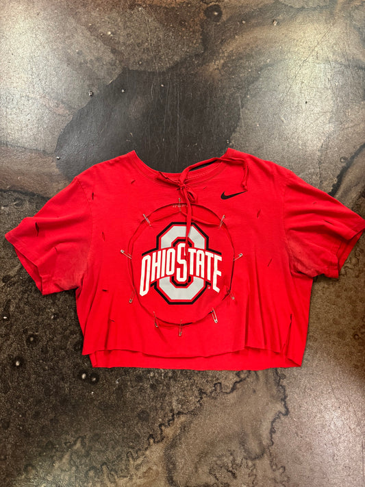 BLEACHER BABE X OHIO STATE TEE