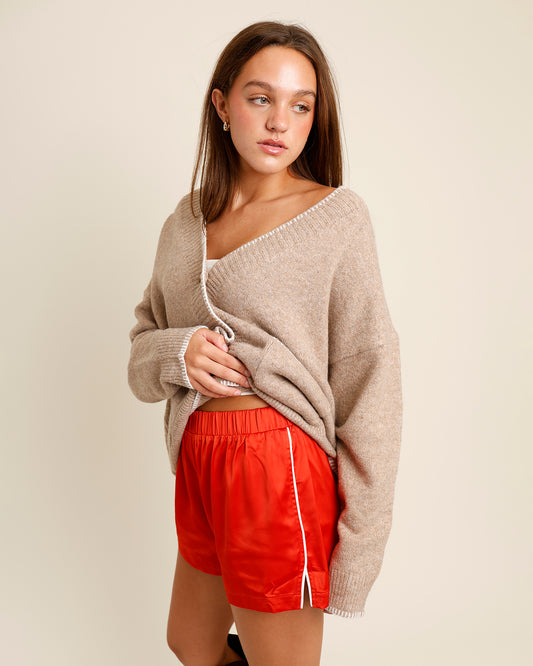 FAST LANE SATIN SHORT