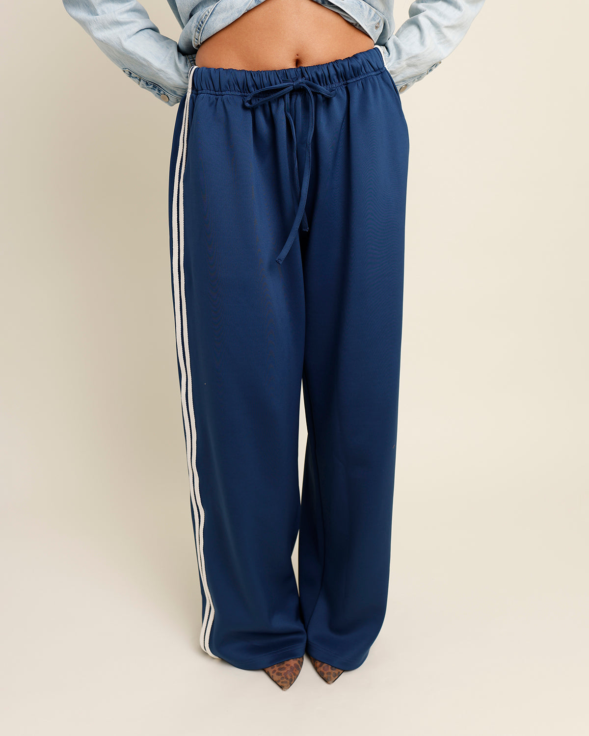TRACK TALK TRACK PANTS X BLUE