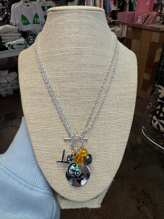 WEST VIRGINIA CONVERTIBLE CLUSTER NECKLACE