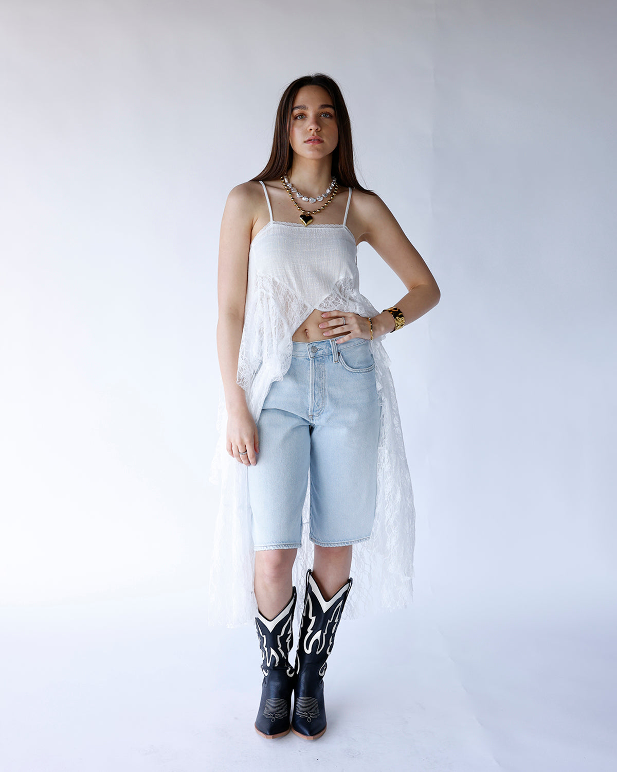 THE LACE CASCADE CAMI