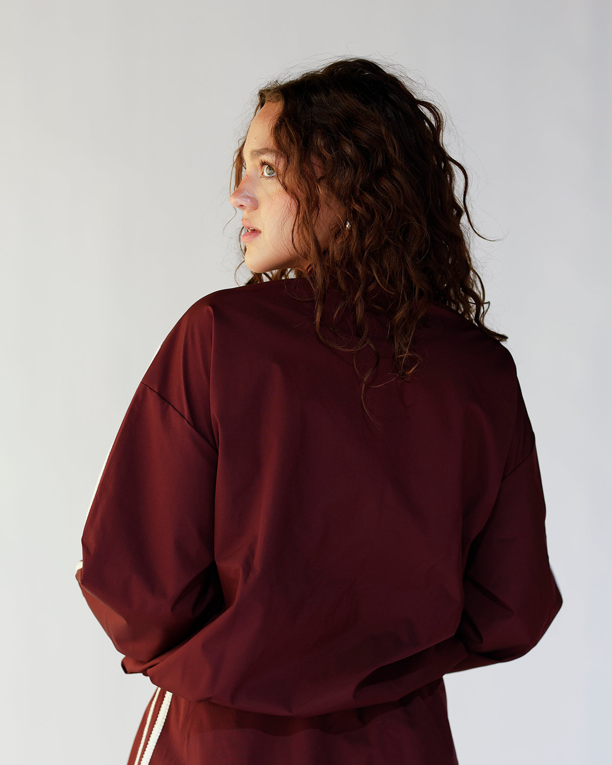 ON THE MOVE MAROON TRACK JACKET