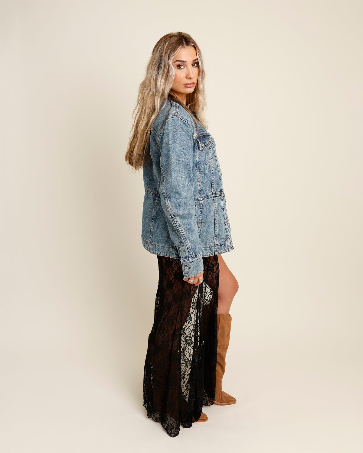 FREE PEOPLE LULA DENIM JACKET