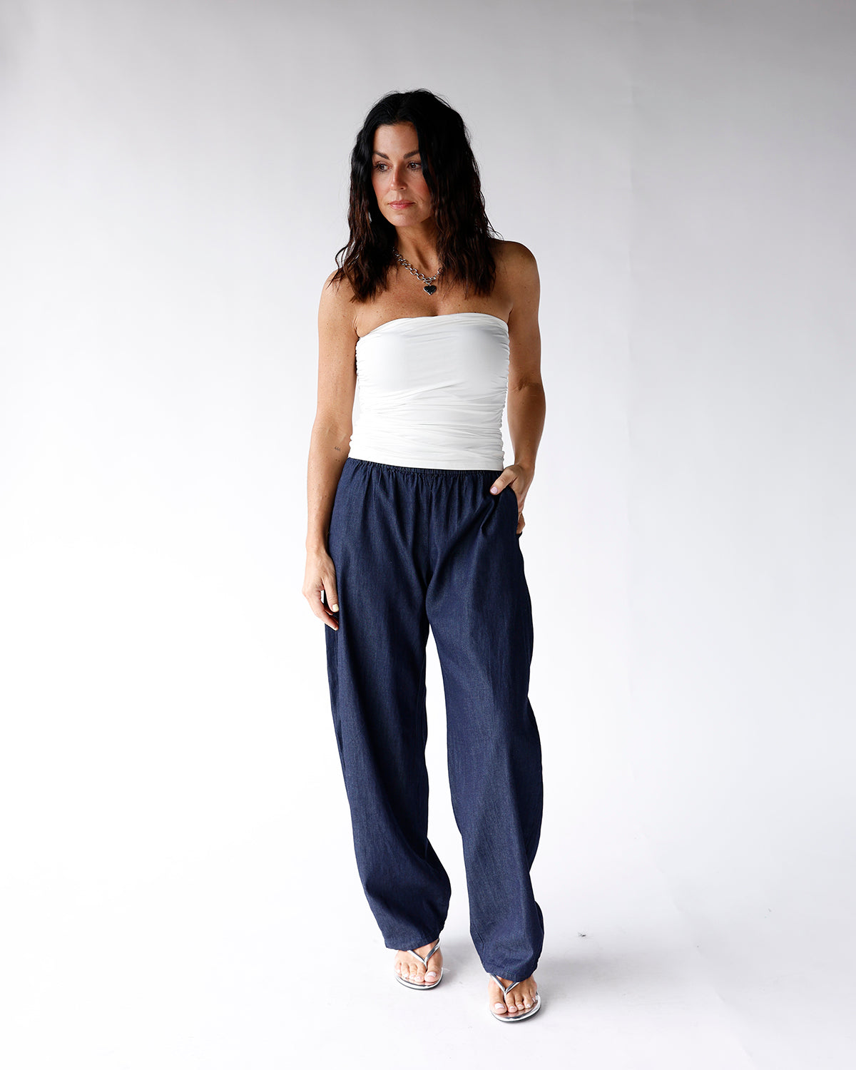 EASY LUXE PANTS X NAVY