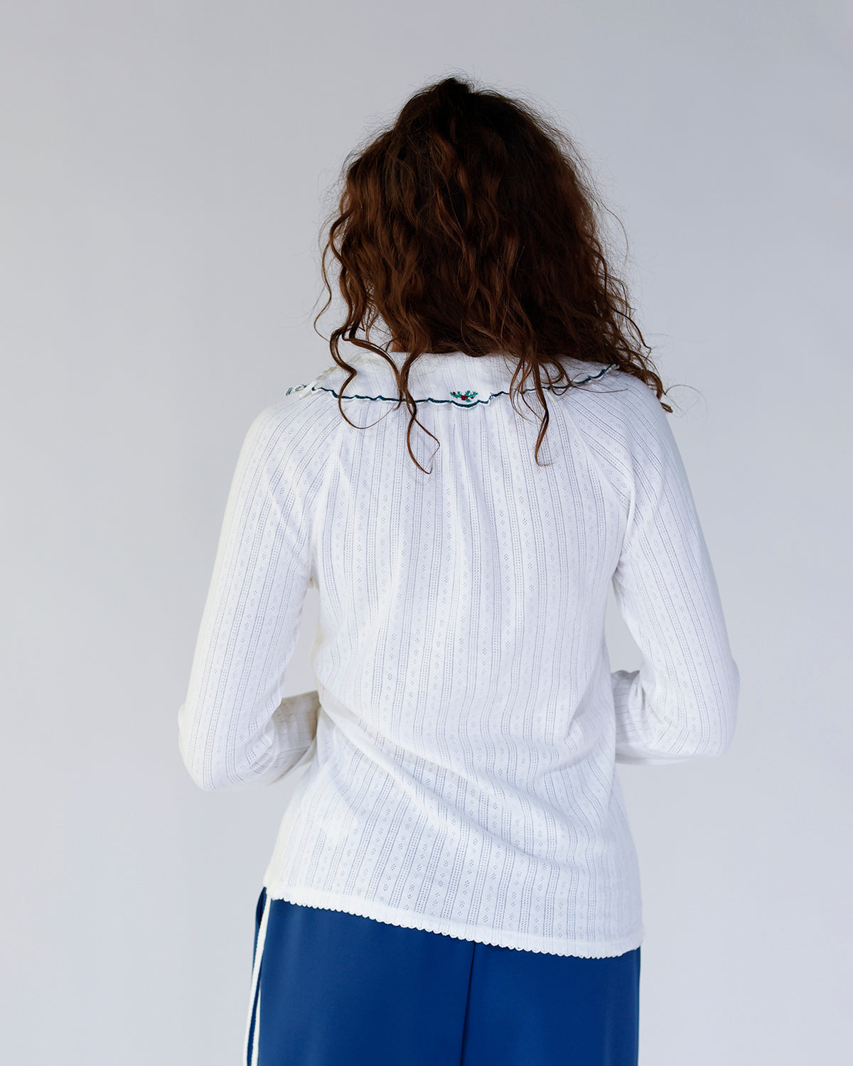 FREE PEOPLE JUNIPER LONG SLEEVE CARDI X IVORY
