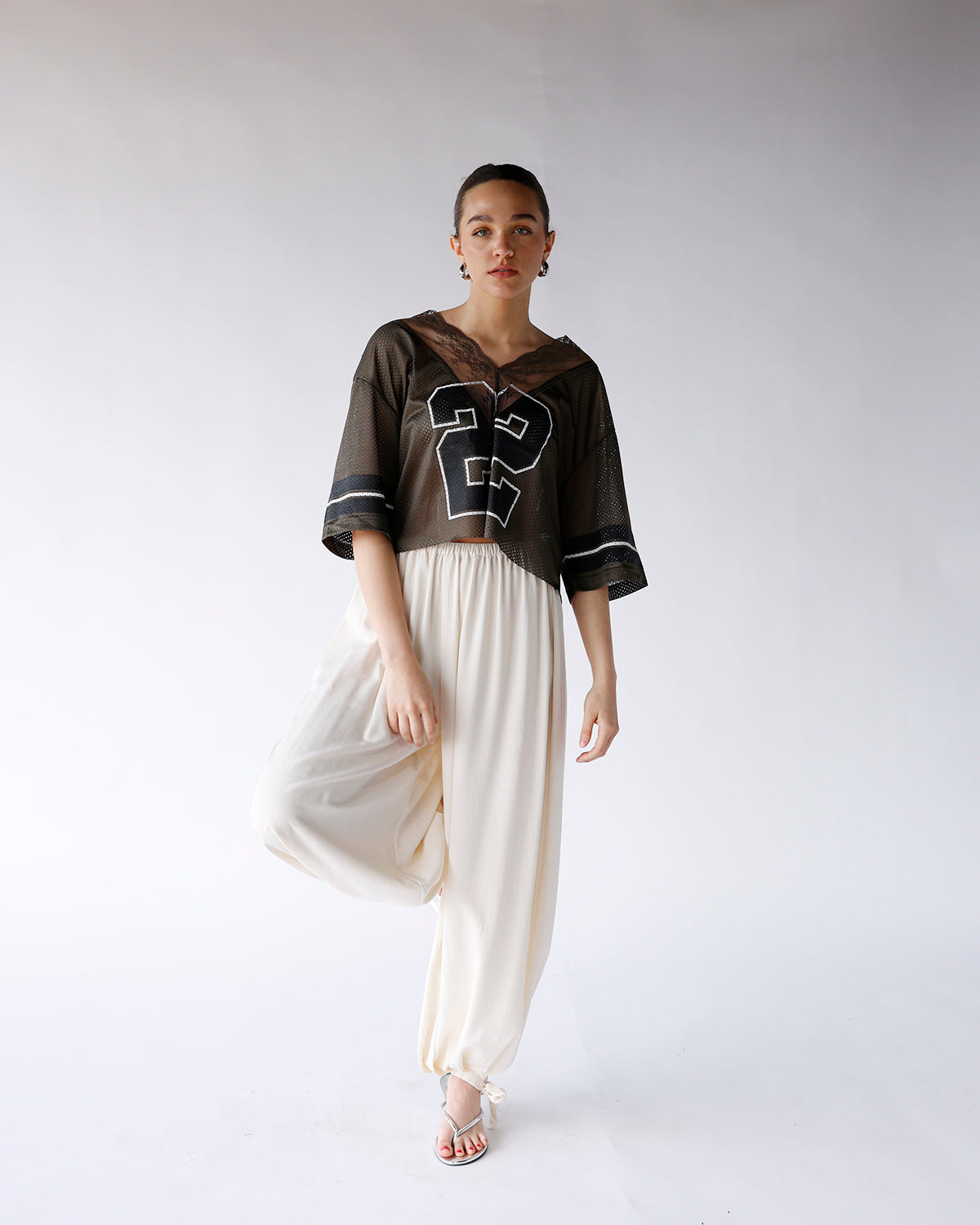 THE UPTOWN EASE BALLOON PANTS X CREAM