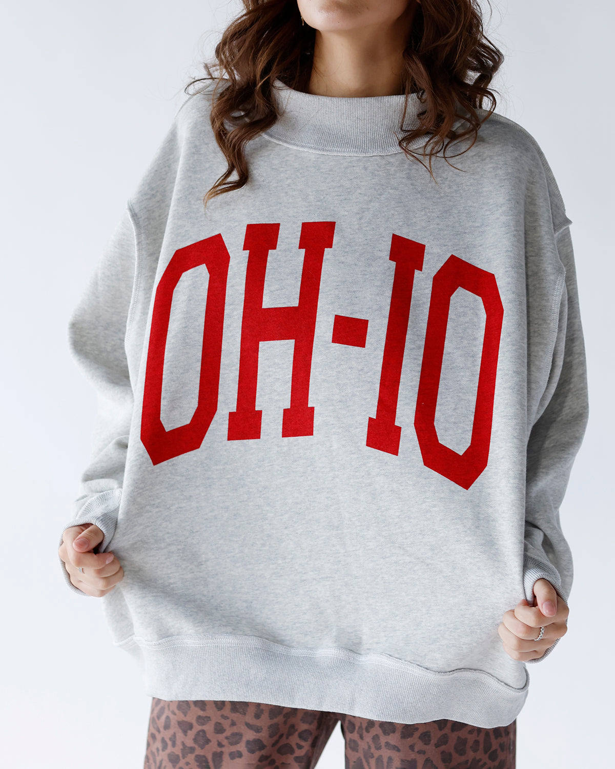 OH-IO & OH REVERSIBLE MOCK NECK SWEATSHIRT