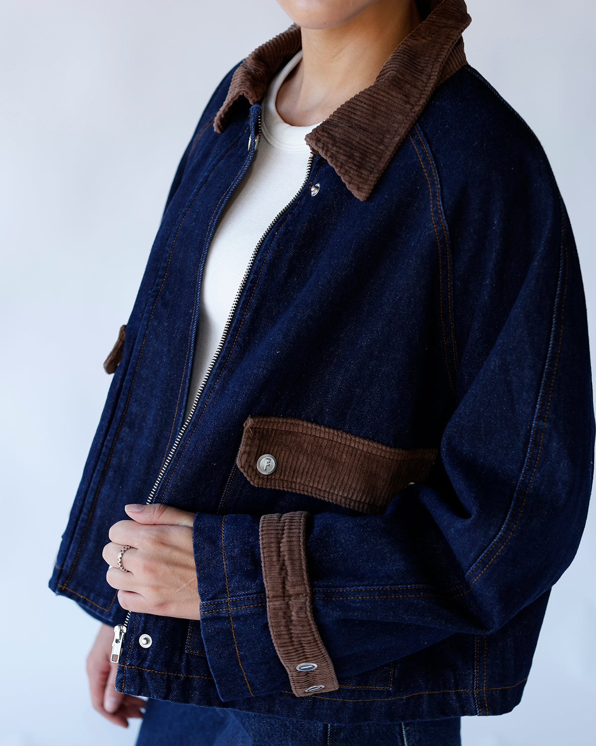 FRNCH ZOLA MIDNIGHT BLUE JACKET