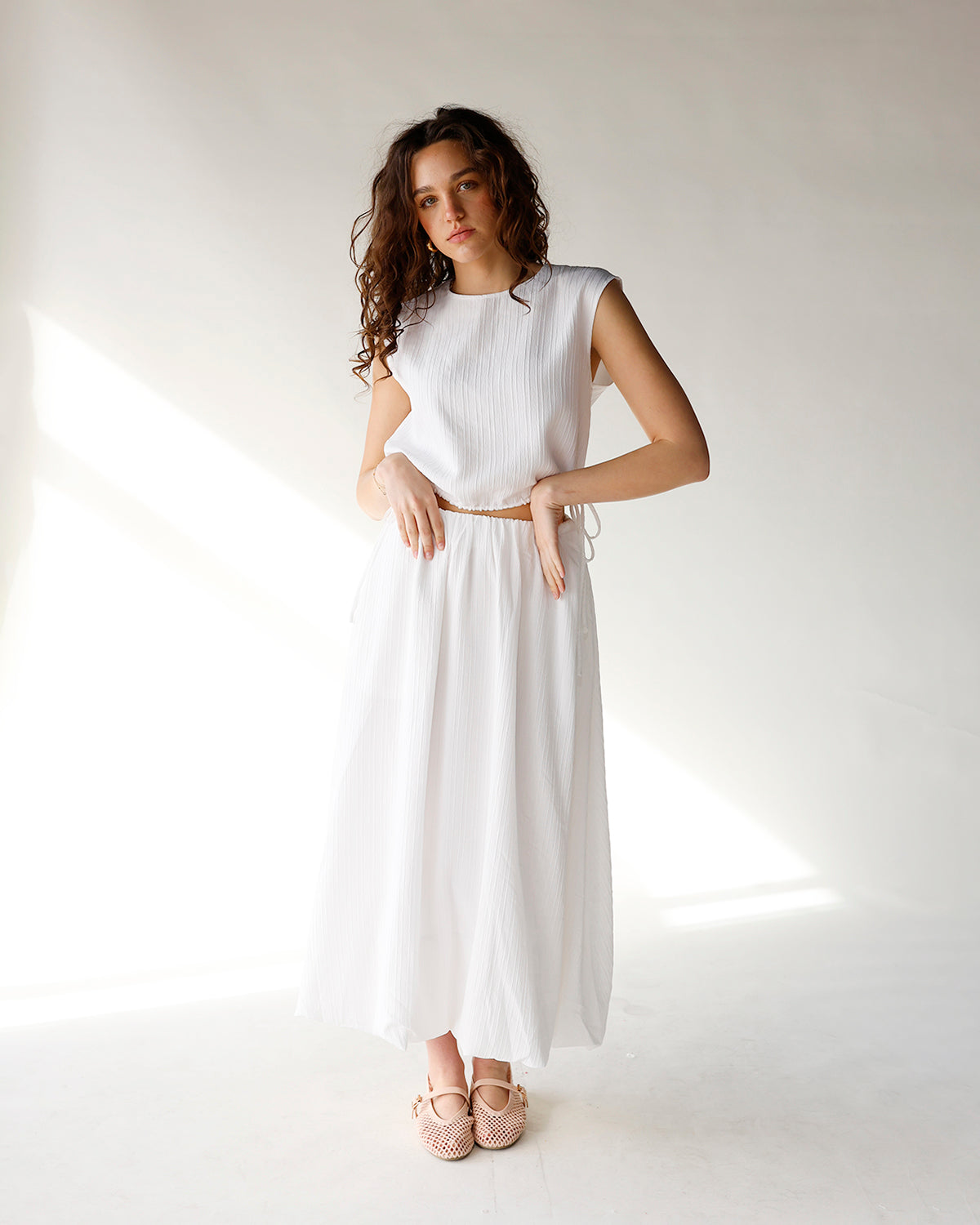 DEJA VU BUBBLE MAXI SKIRT