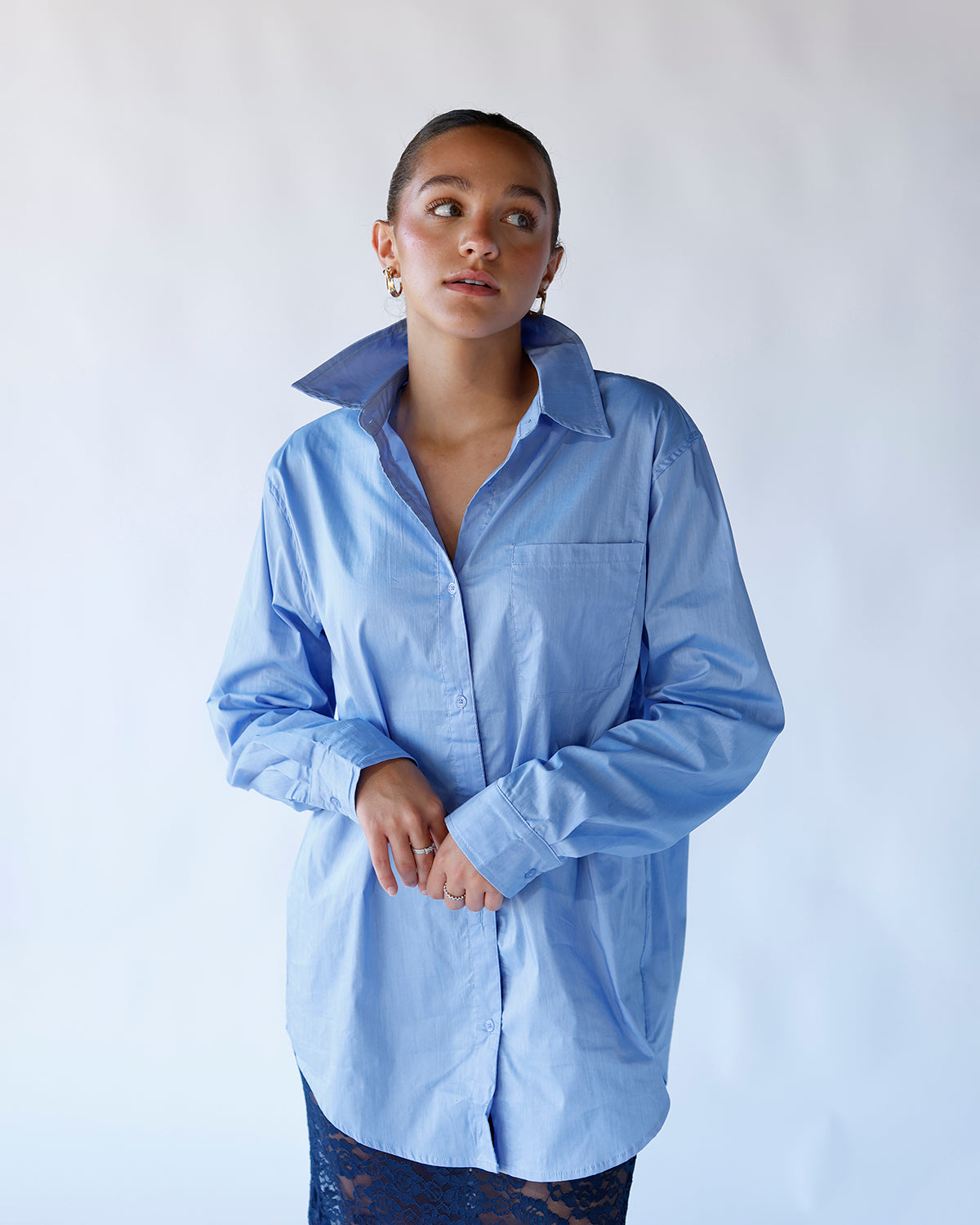 MORNING BLUES BUTTON DOWN