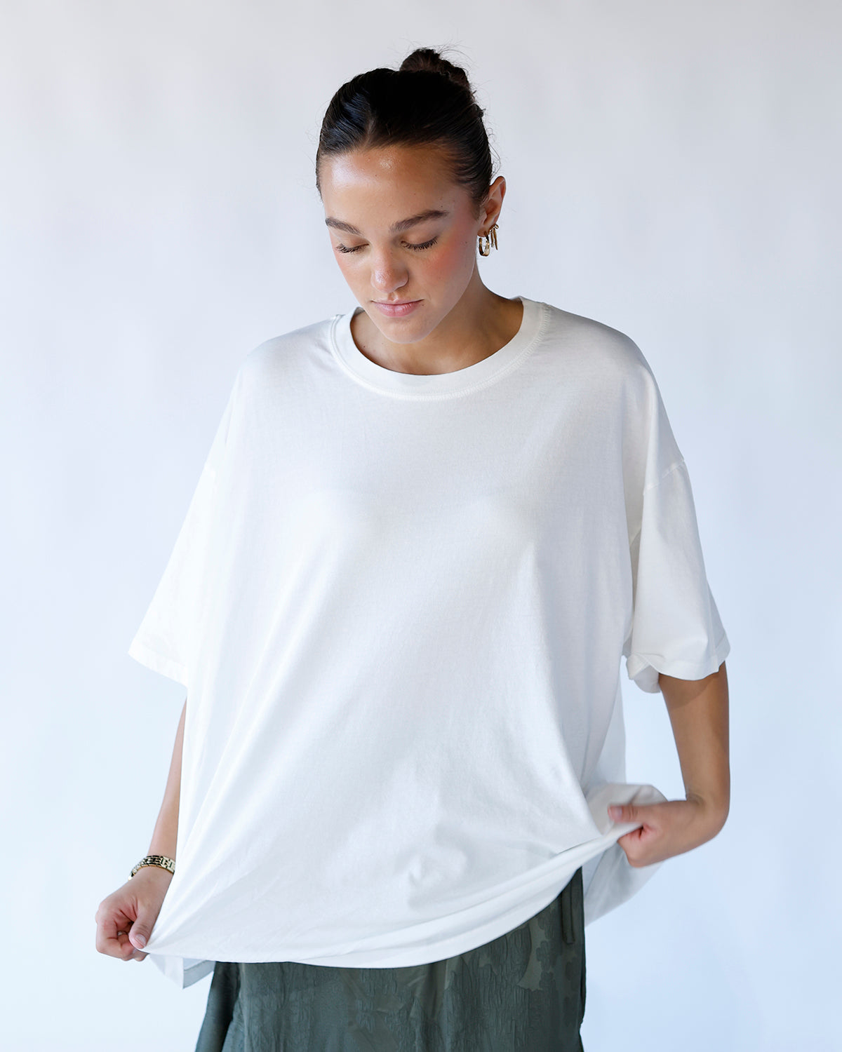 DAYDREAMER SOLID OS TEE X VINTAGE WHITE